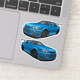 Nissan Skyline Car Pegatina