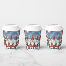 Nisse noruego nocturno, vasos de papel