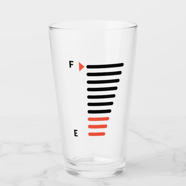 Nivel de cerveza para tu vaso de cerveza (Anverso)