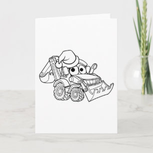 Niveladora del cavador del navidad del dibujo