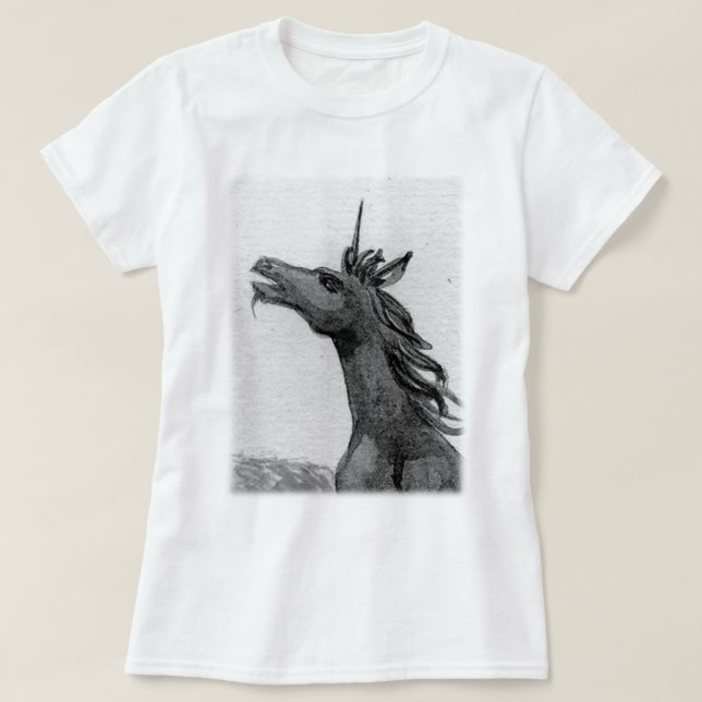 Nix - camiseta del perfil de BW (Diseño del anverso)