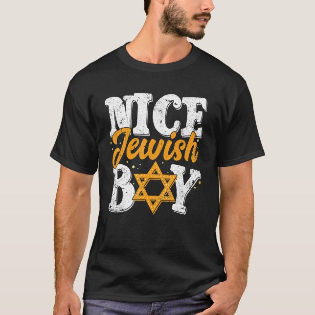 Niza judía Ugly Hanukkah Sweater Chanukah Jew (Anverso)