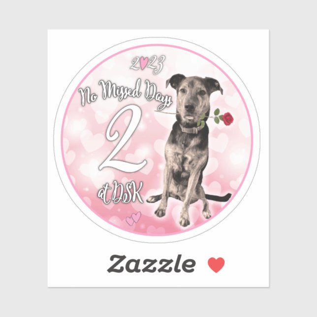 NMD en DSK - Pegatina de distinciones de febrero d (Hoja)