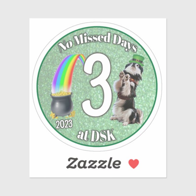 NMD en DSK - Pegatina de distinciones de marzo de  (Hoja)