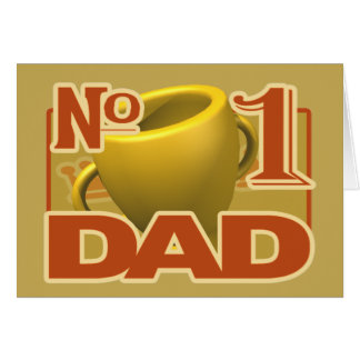 No. 1 tarjeta del papá