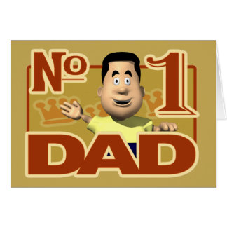No. 1 tarjeta del papá