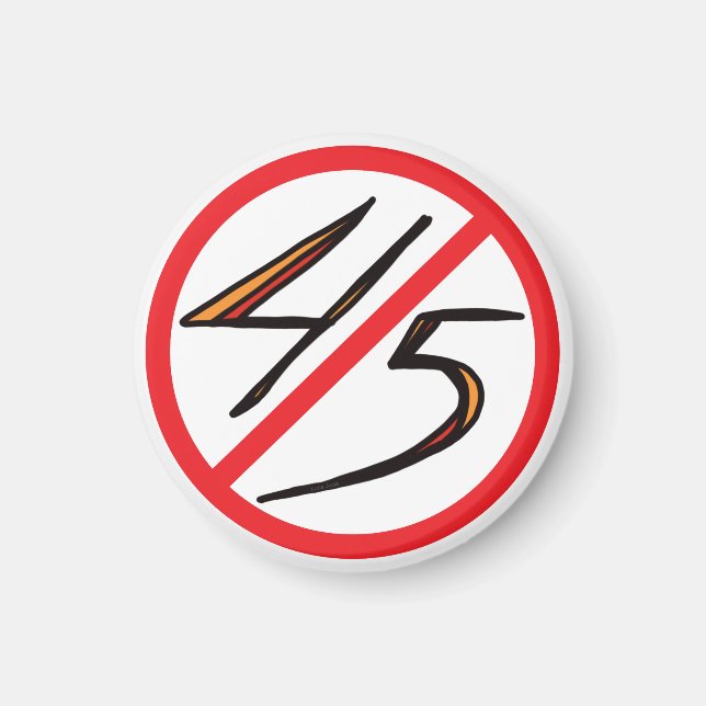 NO 45 imán (Frente)