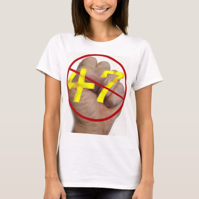 No 47 camiseta femenina (Anverso)