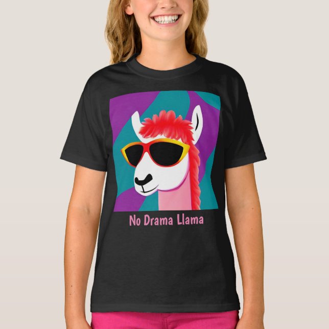 No a la camiseta de llamada de un drama (Anverso)