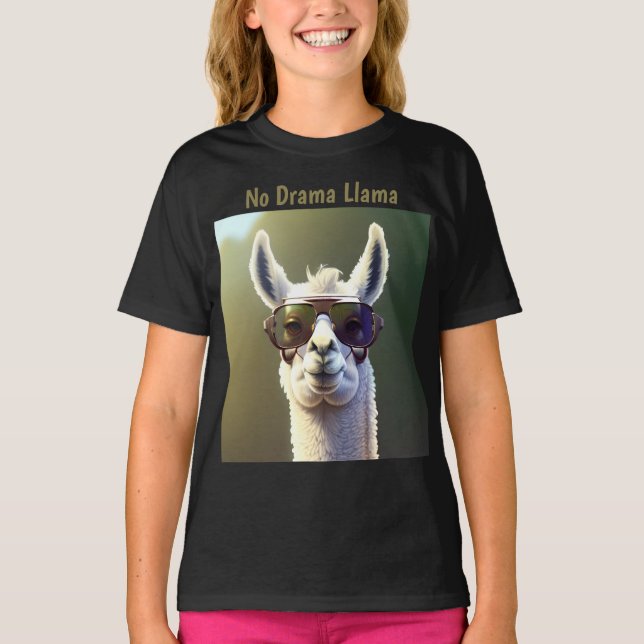 No a la camiseta de llamada de un drama (Anverso)