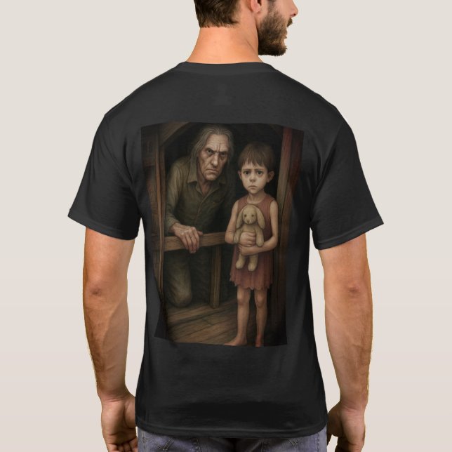 No abras la puerta – Camiseta de terror de Souther (Reverso)