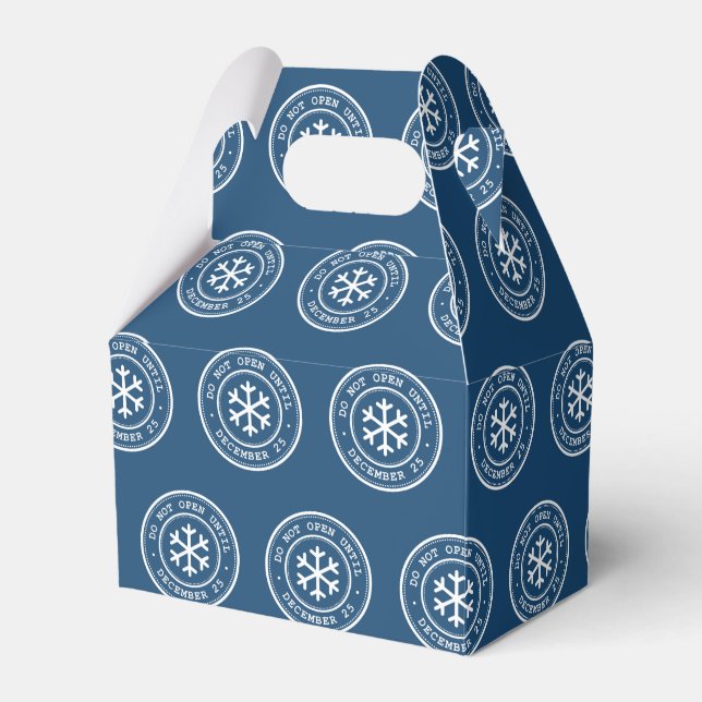 No abrir hasta el 25 de diciembre Caja de Favor Az (Front Side)