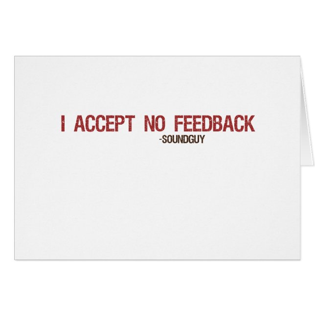 No acepto ninguna reacción (Anverso (Horizontal))