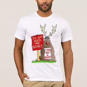 No alimente la camiseta del oso