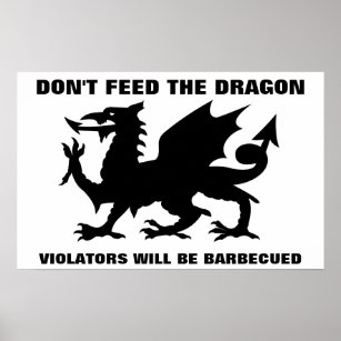 No alimente la impresión del dragón