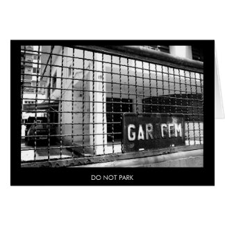 NO APARTAR tarjeta simple