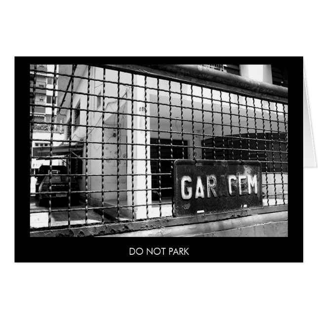 NO APARTAR tarjeta simple (Anverso (Horizontal))