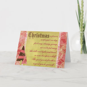 No apenas para tarjeta de Navidad días