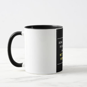 No apunte para la perfección - cite la taza de la