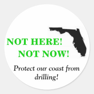 No aquí, no ahora Pegatina