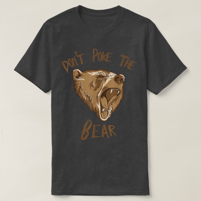No arroje la camiseta del oso (Diseño del anverso)