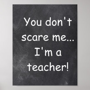 No asusten la decoración de clases de Chalkboard