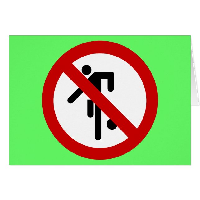 NO Ball Games ⚠ Thai Park Sign ⚠ (Anverso (Horizontal))