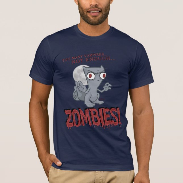 No bastante camisa espumosa de los zombis (Anverso)