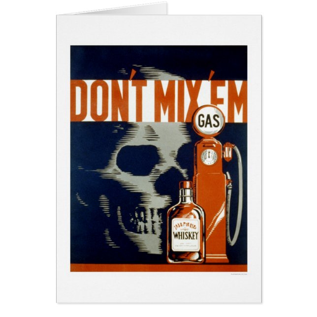 No beba y no conduzca WPA 1937 (Frente)