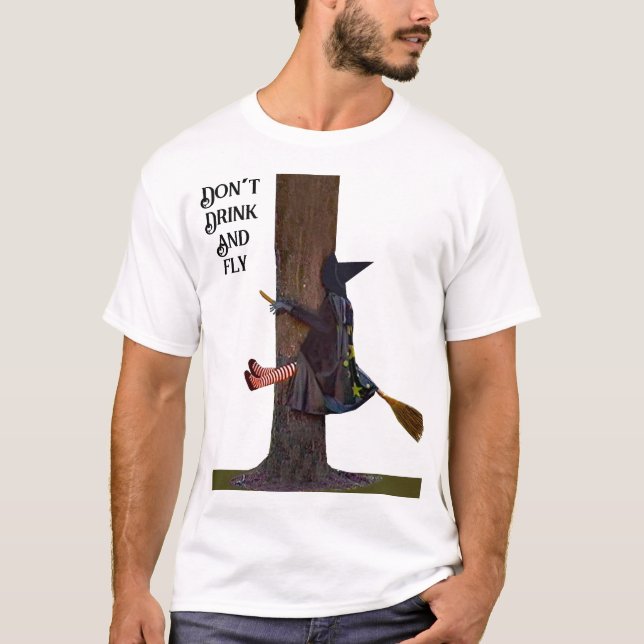 No bebas ni vueles camisetas (Anverso)