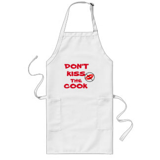 No bese el delantal del cocinero