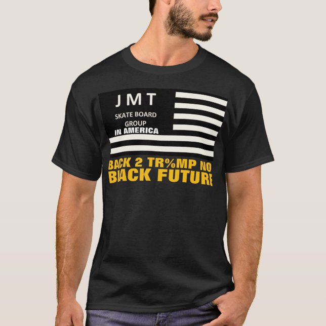 NO BLACK FUTURO Camiseta básica oscura (Anverso)