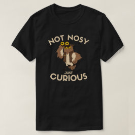 No Búho Fisgón | Diseño de Camiseta Solo Curioso