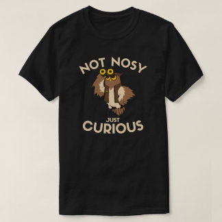 No Búho Fisgón | Diseño de Camiseta Solo Curioso
