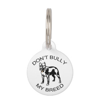 No Bully... Placa para mascotas