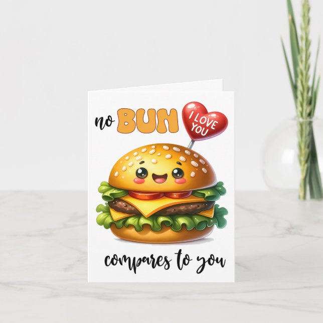No Bun compara la tarjeta El día de San Valentín d (Anverso)