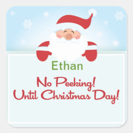 No buscar hasta Navidades Pegatina de etiquetas de