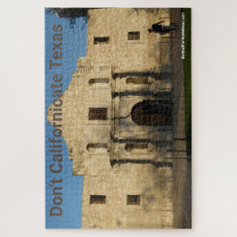 No californices el rompecabezas de piezas de Texas