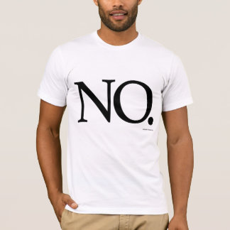 NO. Camiseta