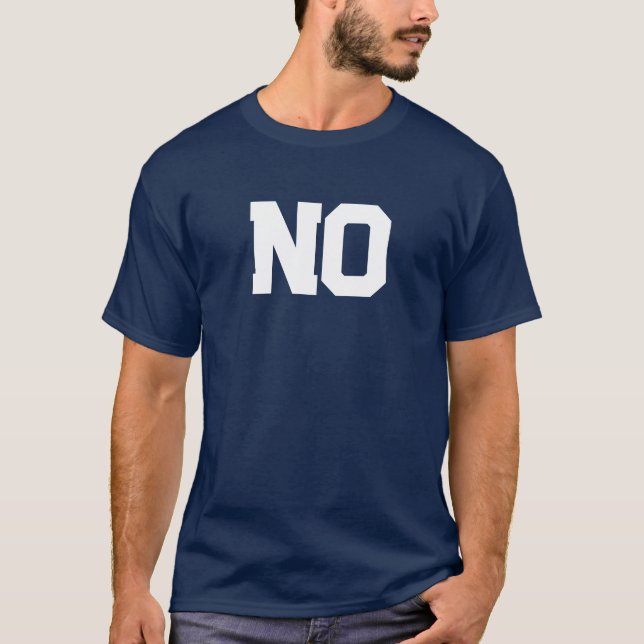 NO camiseta (Anverso)