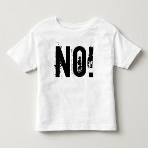 NO! Camiseta con punto de jersey
