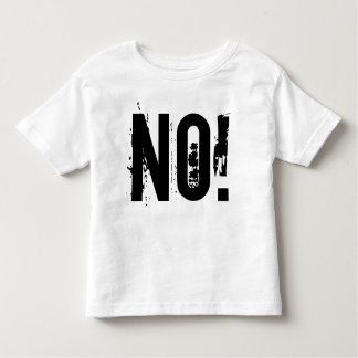 NO! Camiseta con punto de jersey