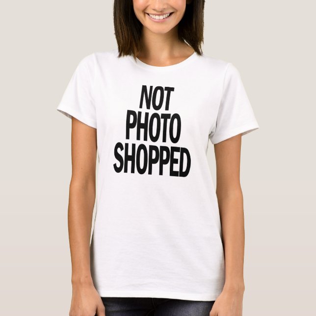 NO camiseta gráfica de PHOTOSHOPPED (Anverso)
