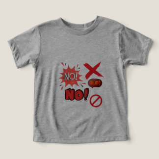 No! Camisetas para niños pequeños