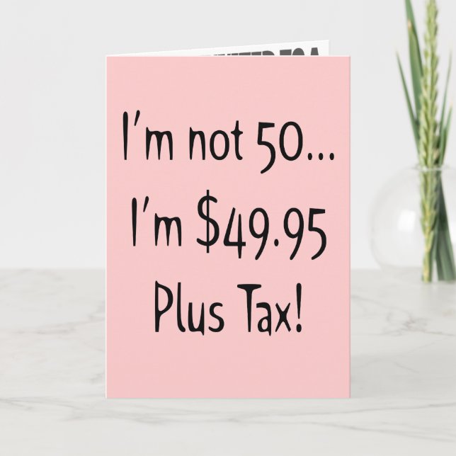 No cincuenta invitaciones a la fiesta de cumpleaño (Anverso)