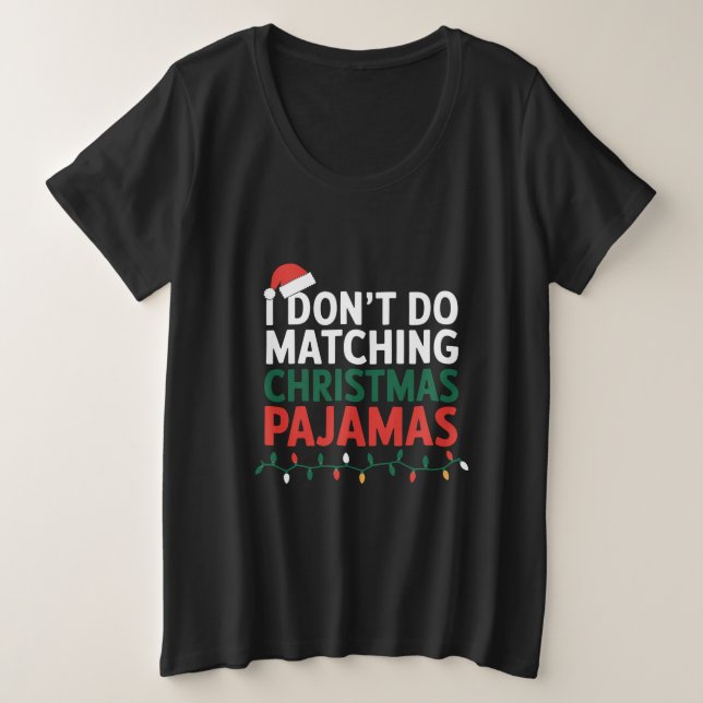 No comparo familia de Navidades pijamas (Anverso del diseño)