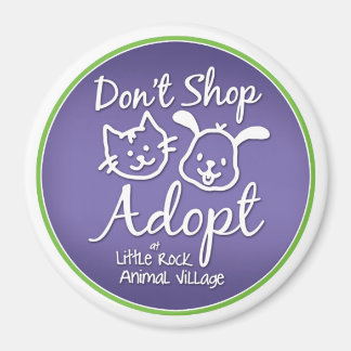 "No comprar, adoptar" imán