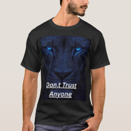 No confíes en nadie – Camiseta negra con actitud a
