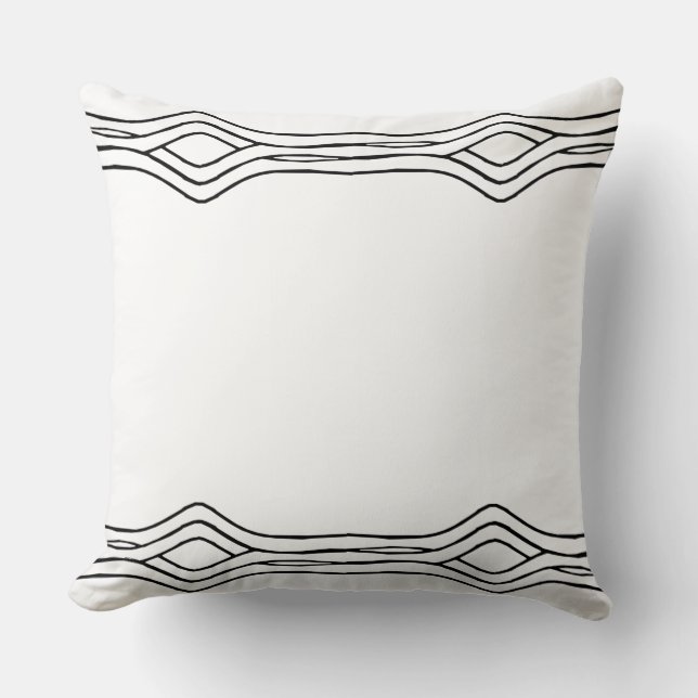 No conoce la almohada tribal lumbar (Anverso)