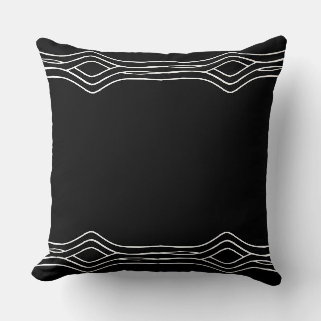 No conoce la almohada tribal lumbar (Anverso)
